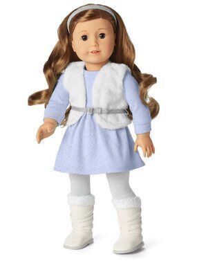 American Girl Snow Soft and Sparkly Outfit